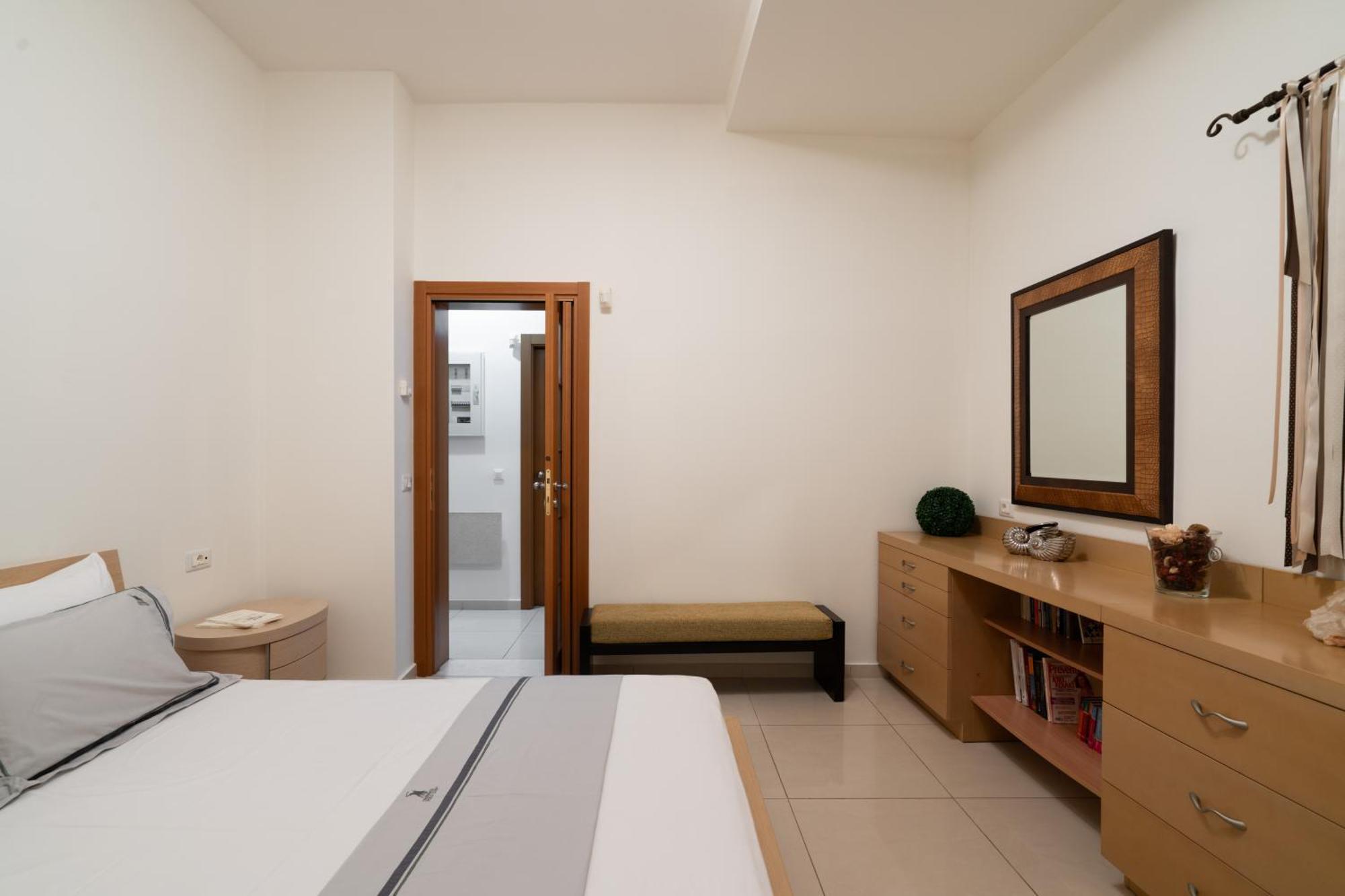 Central Seaview Heven Apartment In Fira  Eksteriør billede